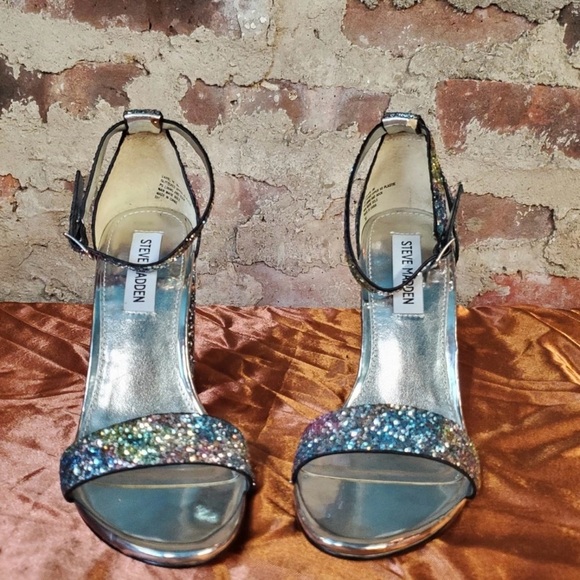 Steve Madden Multicolor Glitter Heels - Picture 4 of 6